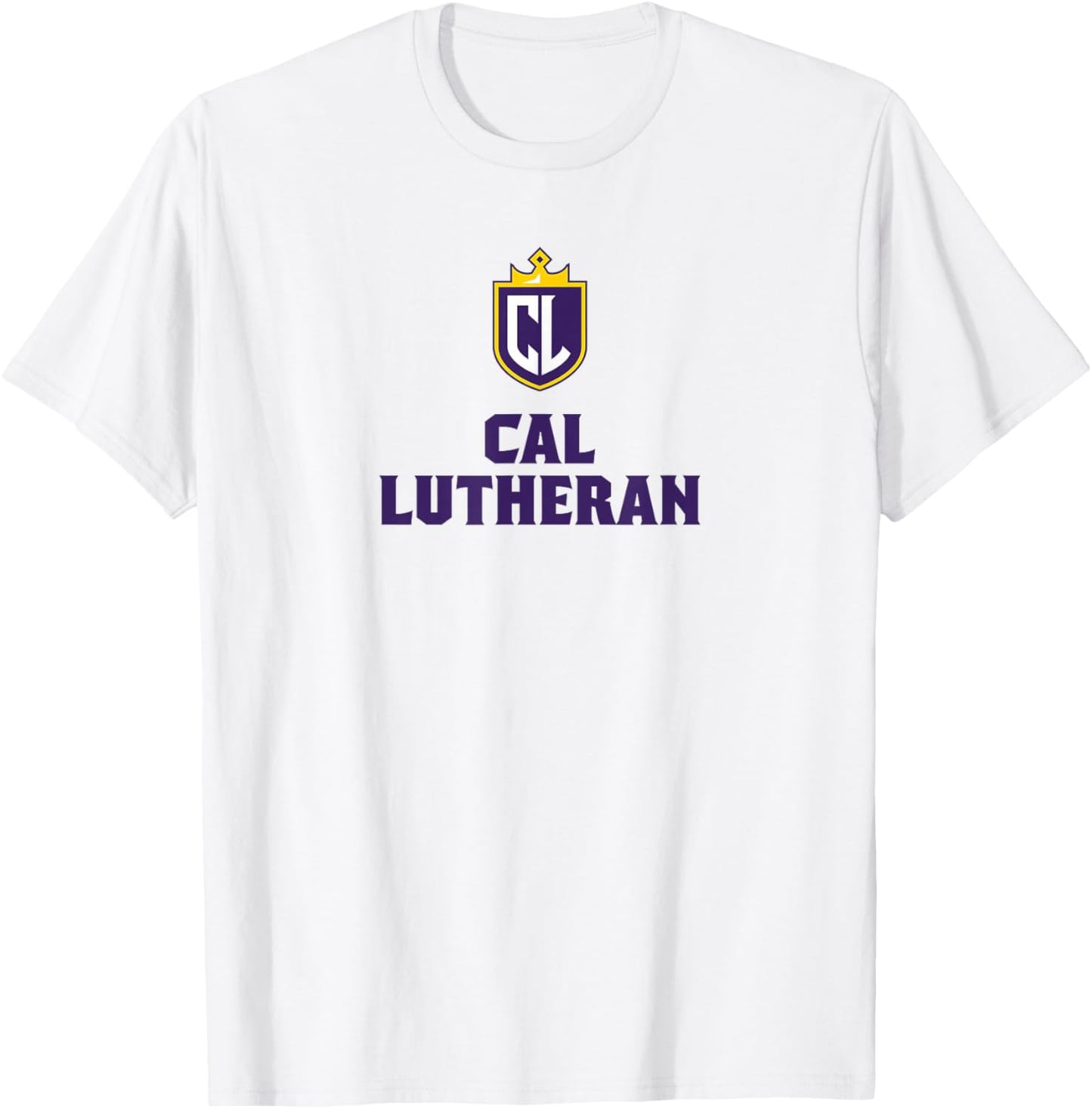 California Lutheran University Kingsmen Primary Logo T-Shirt - T-Shirt | White