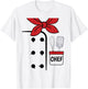 Cook Chef Coat Costume Funny Halloween Shirt Kids Adults T-Shirt - T-Shirt | White