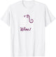 The Good Place Who, What, When, Where, Wine T-Shirt - T-Shirt | White