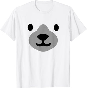 Polar Bear Halloween Costume Shirt Funny Adults Kids T-Shirt - T-Shirt | White