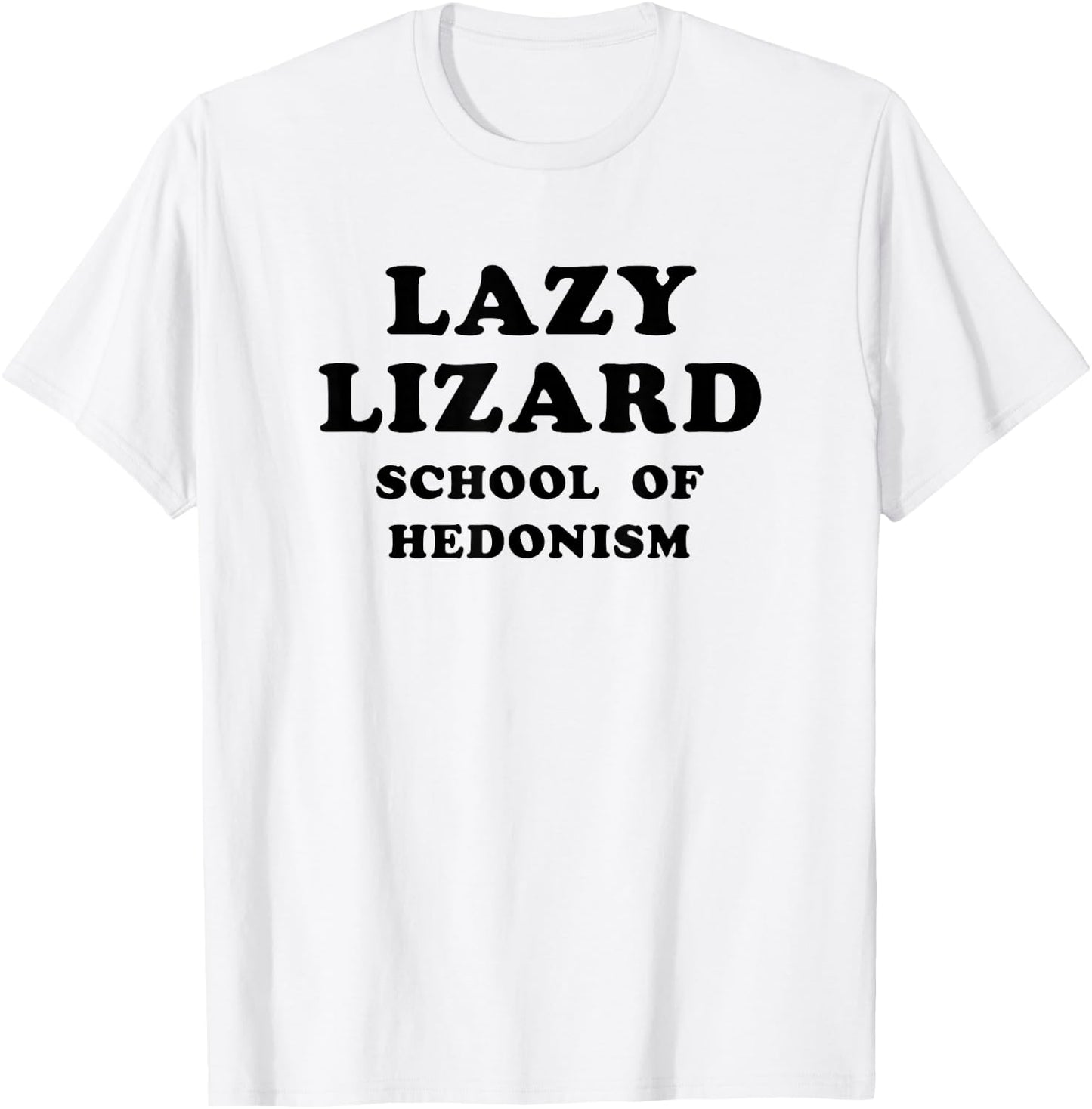 Lazy Lizard School Of Hedonism Shirt Retro Acid, LSD Trip T-Shirt - T-Shirt | White