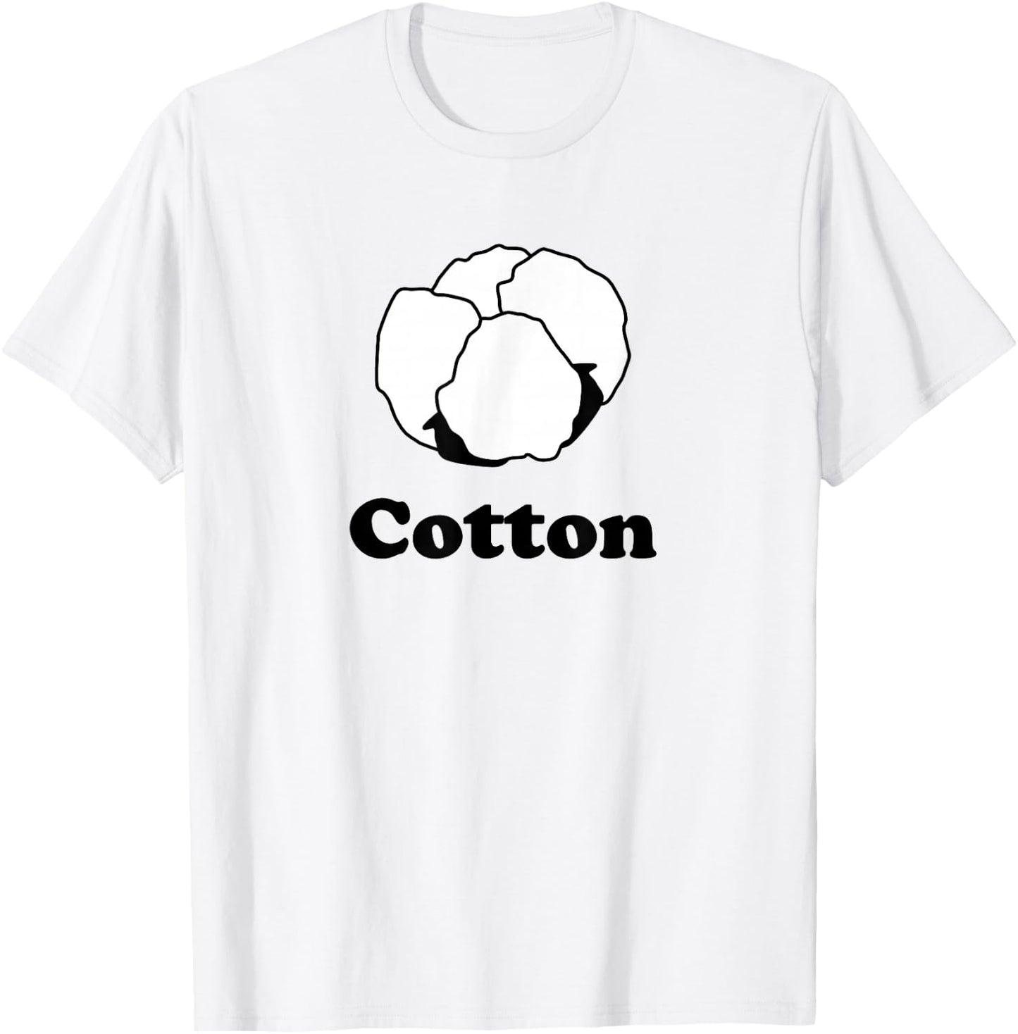 Cotton Boll T Shirt T-Shirt - T-Shirt | White