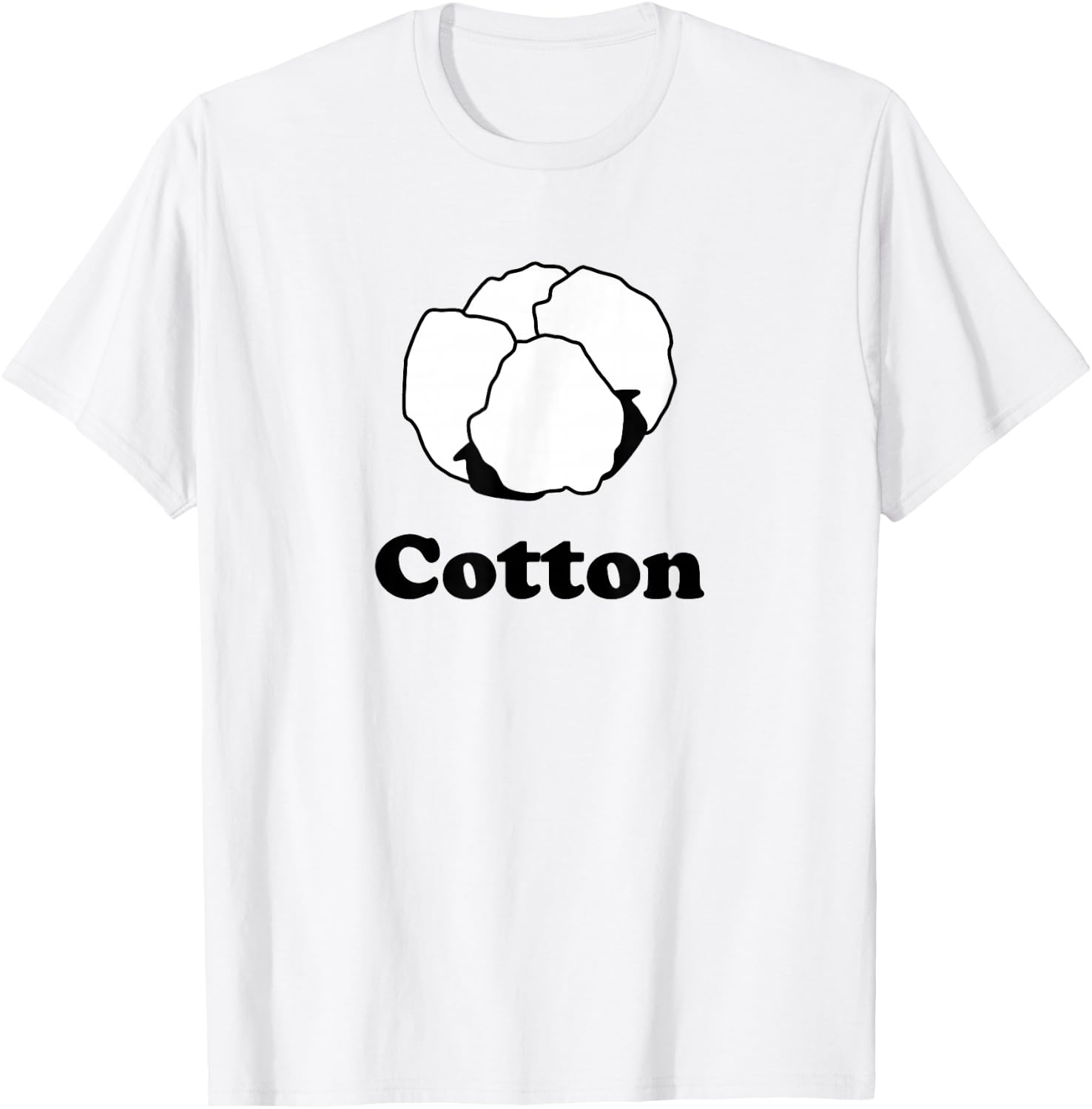 Cotton Boll T Shirt T-Shirt - T-Shirt | White
