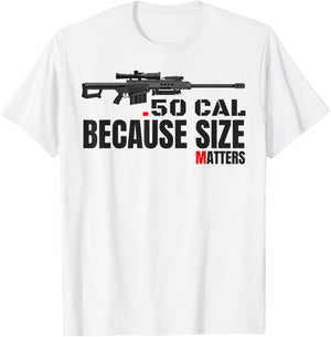 Barrett 50 Cal Gun Love 2nd Amendment Adult Pro Gun Army T-Shirt - T-Shirt | White
