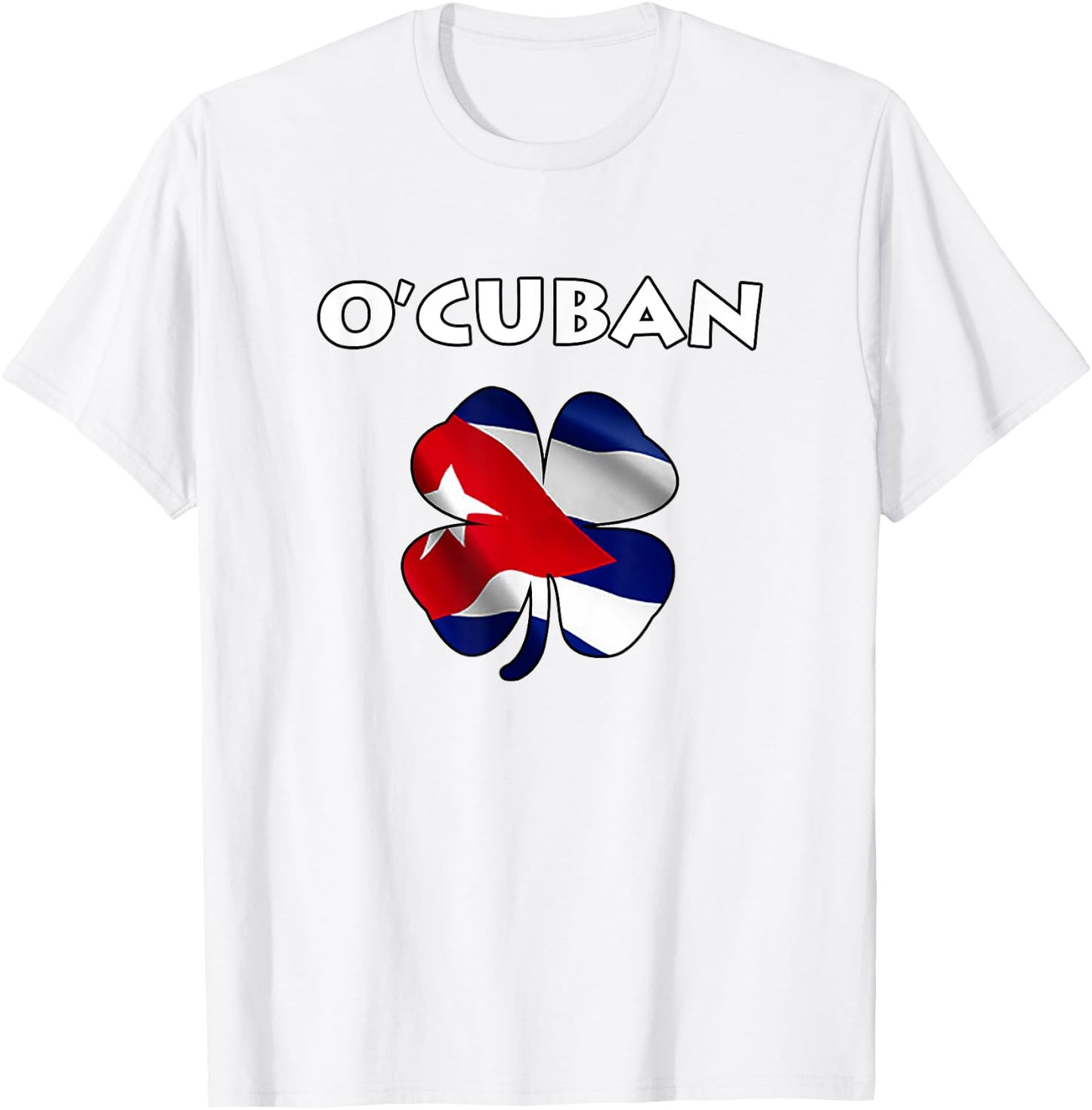 O'Cuban St. Patricks Day Flag T-Shirt - T-Shirt | White
