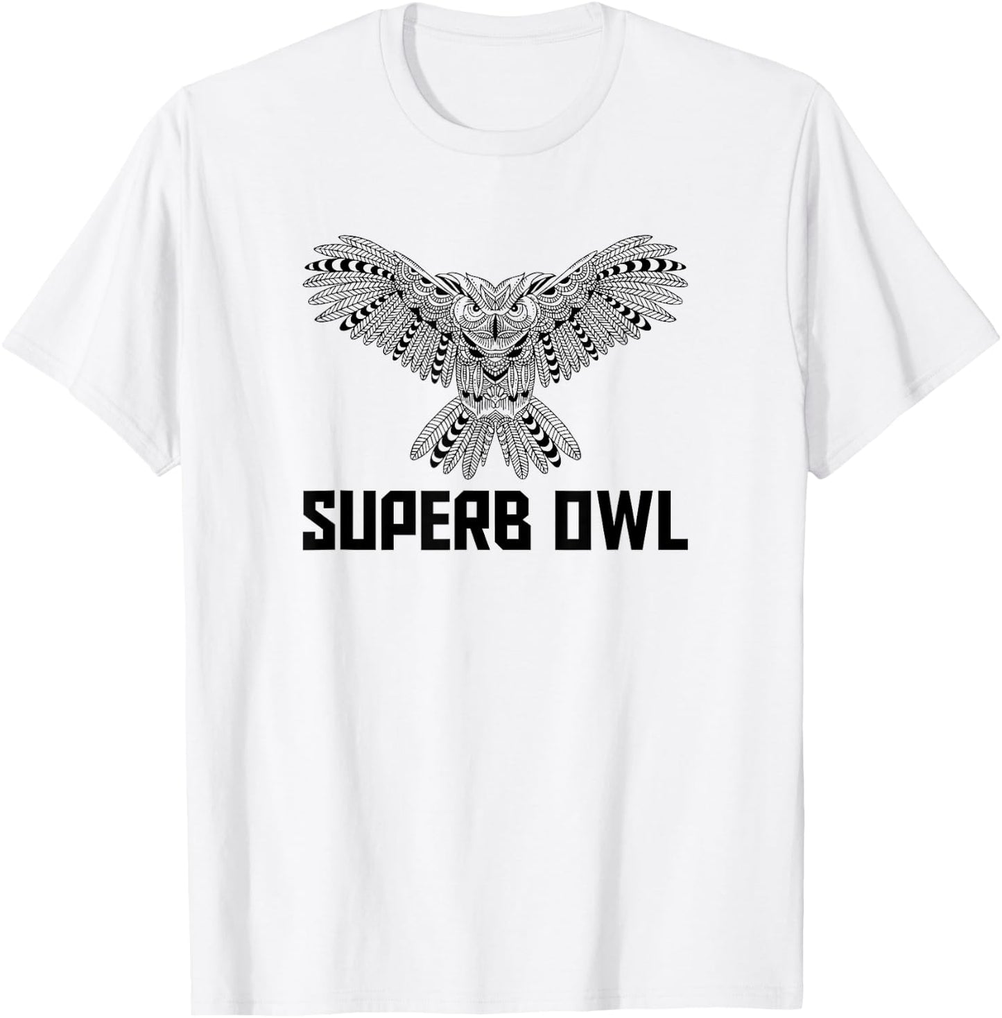 The Feather Superb Owl Shirt - Owl Bird Shirt T-Shirt - T-Shirt | White