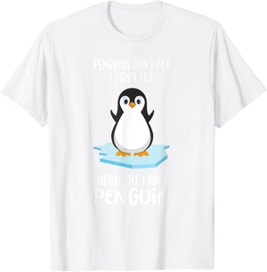 Penguins Can't Fly T Shirt I'm a Penguin Toddler Cute Animal T-Shirt - T-Shirt | White