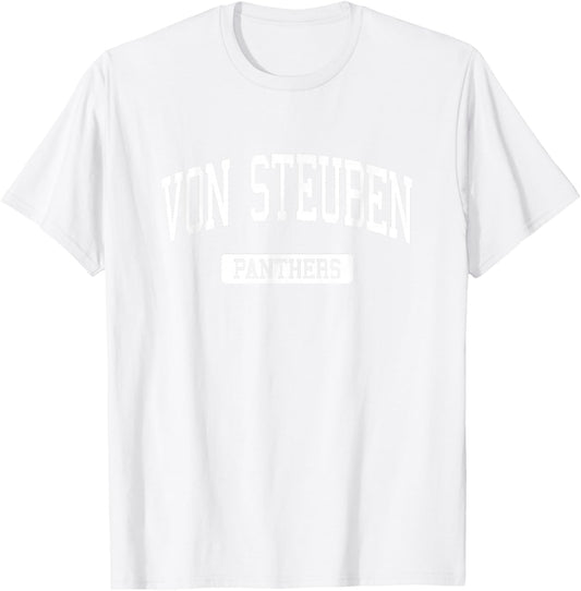 Von Steuben High School HS Chicago IL Varsity Sports T-Shirt - T-Shirt | White