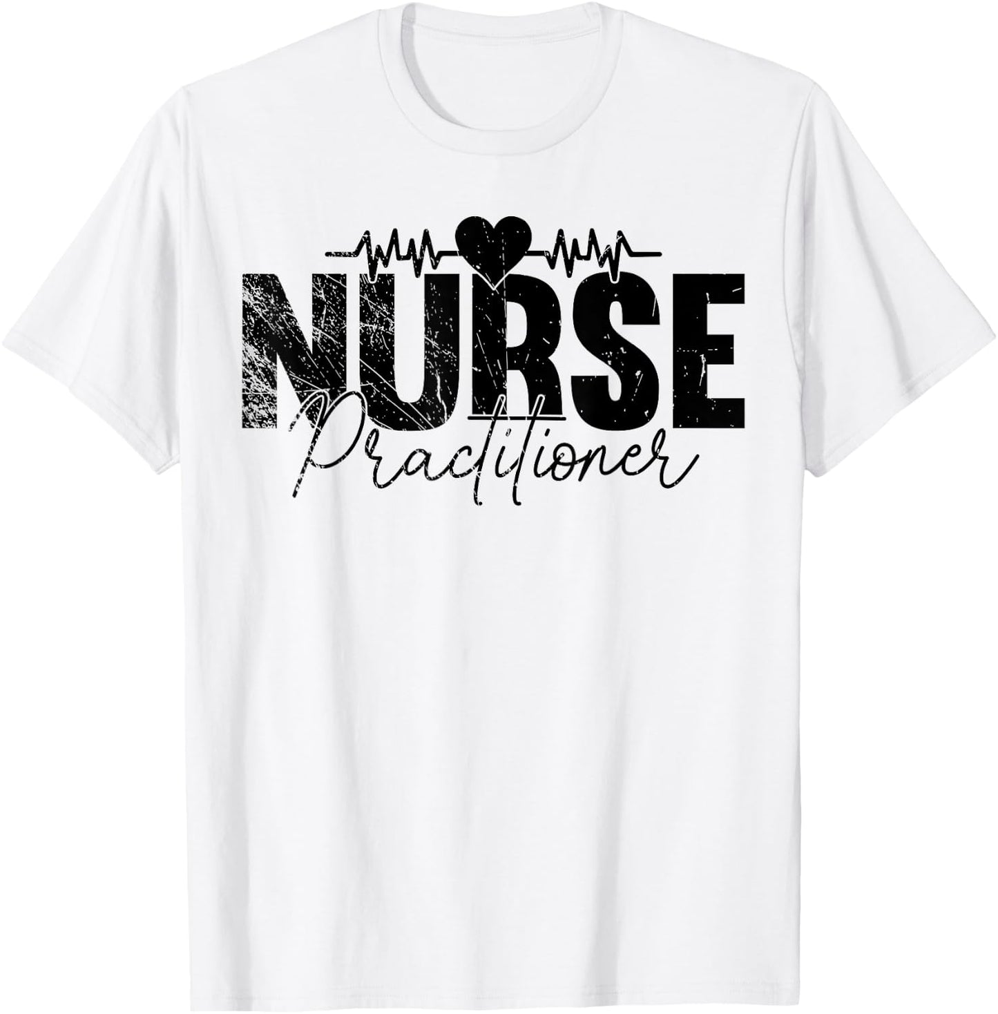 Proud NP Nurse Practitioner, Nursing, Nurse Lover T-Shirt - T-Shirt | White
