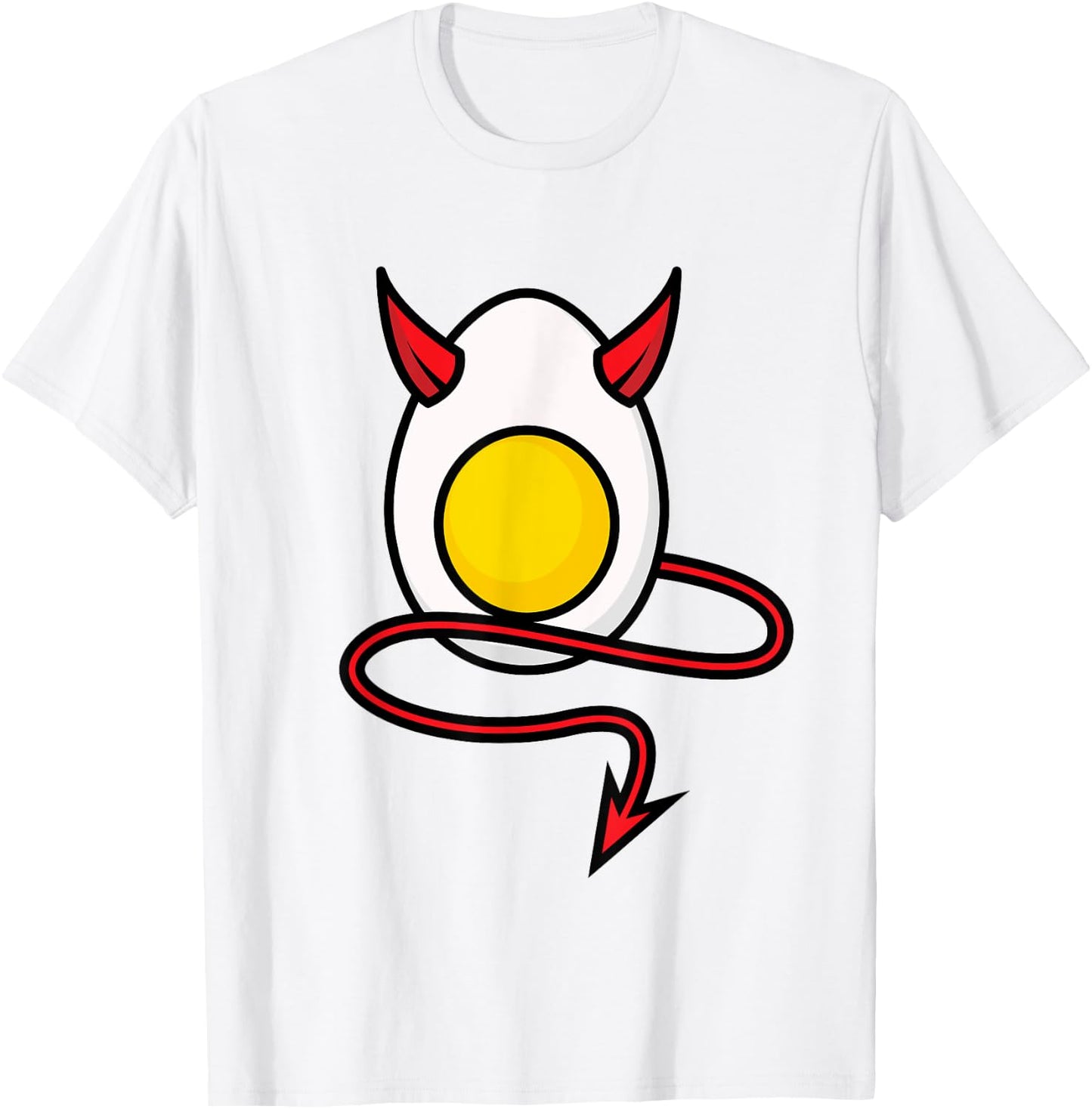 Deviled Egg Halloween Shirt | Cool Boiled Egg Funny Gift T-Shirt - T-Shirt | White