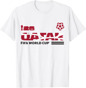 FIFA World CUP26 Qualifier Qatar T-Shirt - T-Shirt | White