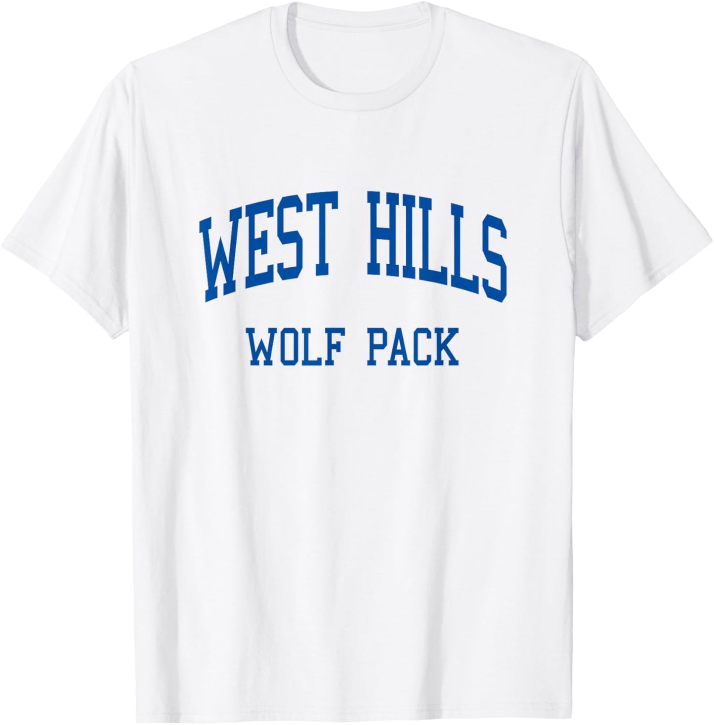 West Hills High School HS Santee CA Retro T-Shirt - T-Shirt | White