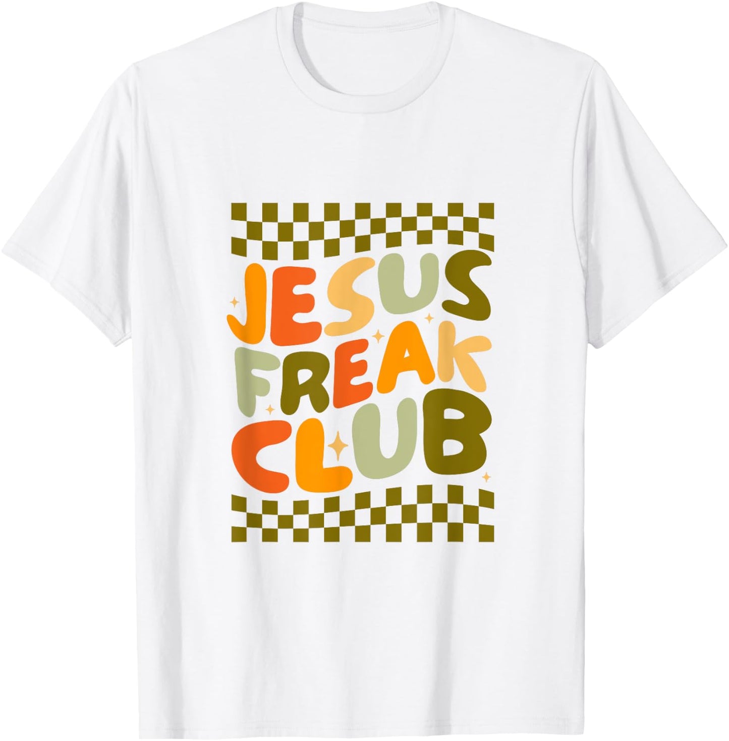 Jesus Freak Club T-Shirt - T-Shirt | White