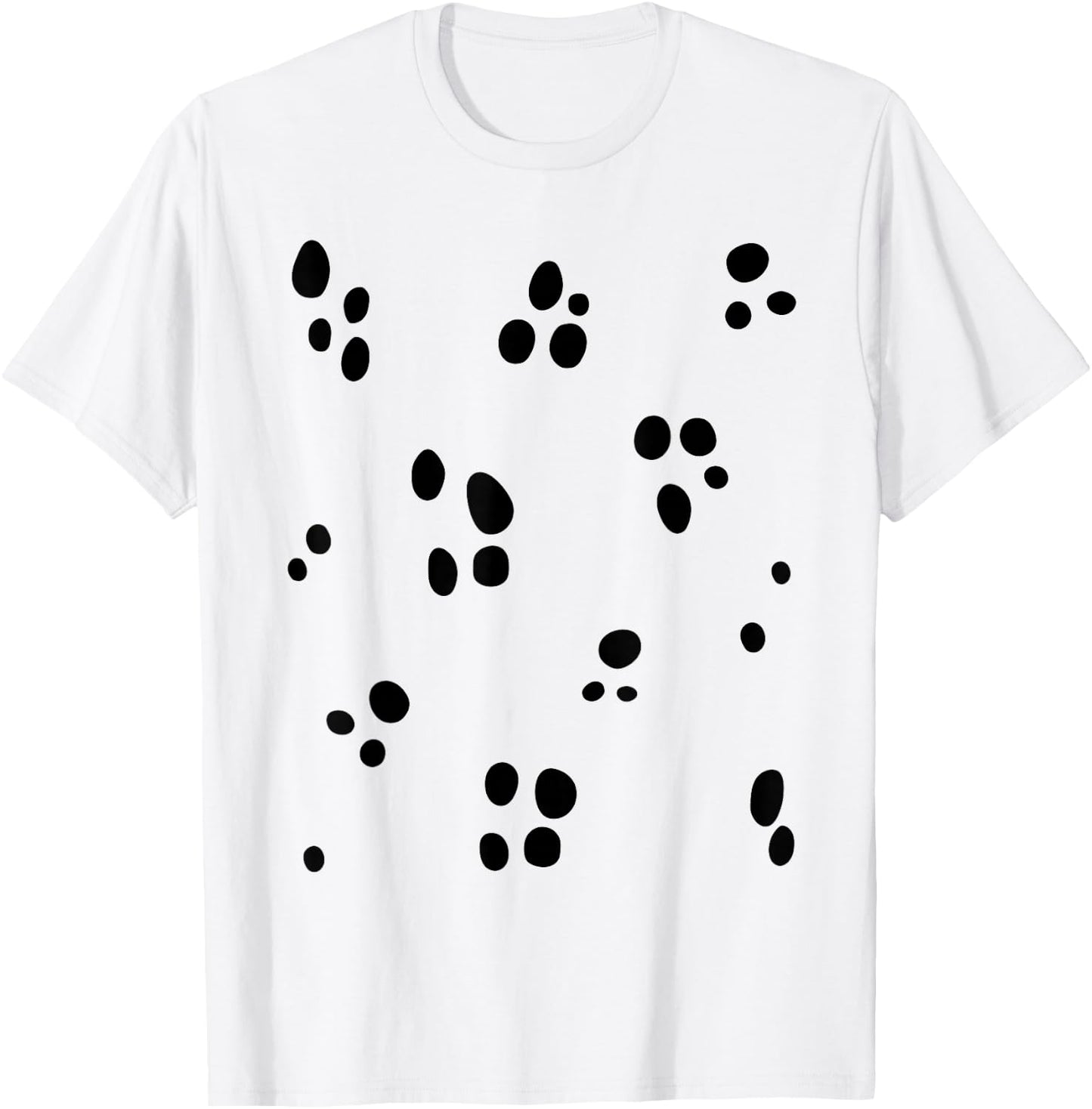 Dalmatian Dog Costume Shirt Kids Animal Funny Halloween T-Shirt - T-Shirt | White