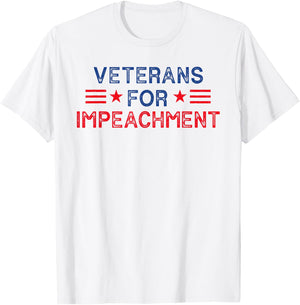 Veterans For Impeachment Vintage T-Shirt - T-Shirt | White