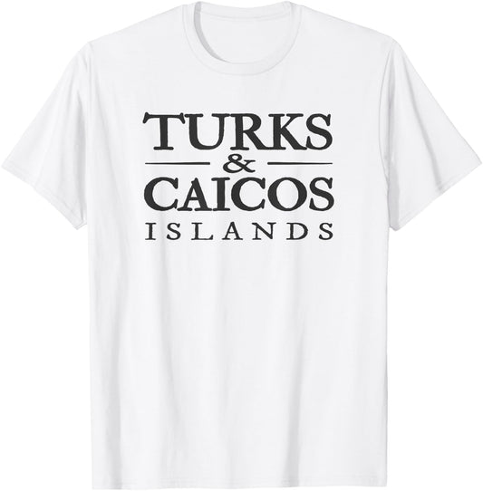 Vintage Turks and Caicos Islands Vacation Souvenir Men Women T-Shirt - T-Shirt | White