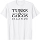 Vintage Turks and Caicos Islands Vacation Souvenir Men Women T-Shirt - T-Shirt | White