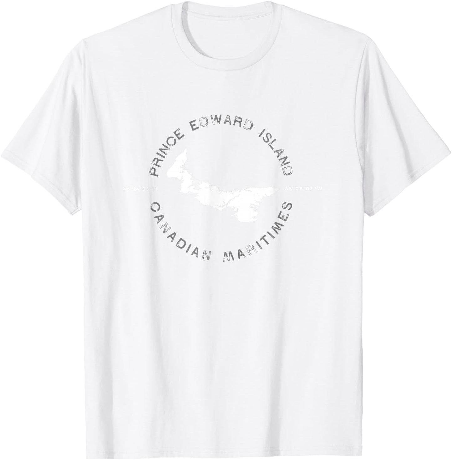 Prince Edward Island Canada Graphic Vintage Retro T-Shirt - T-Shirt | White