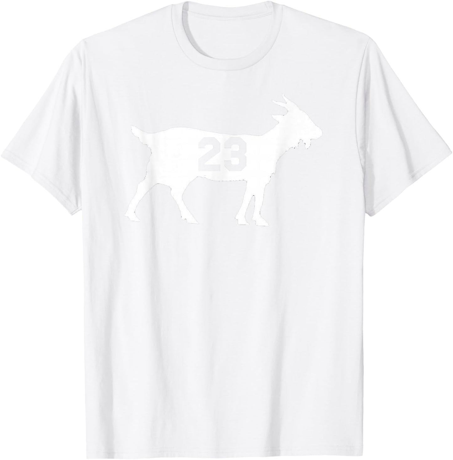 GOAT Greatest Of All Time #23 Shirt - Carolina Blue T-Shirt - T-Shirt | White