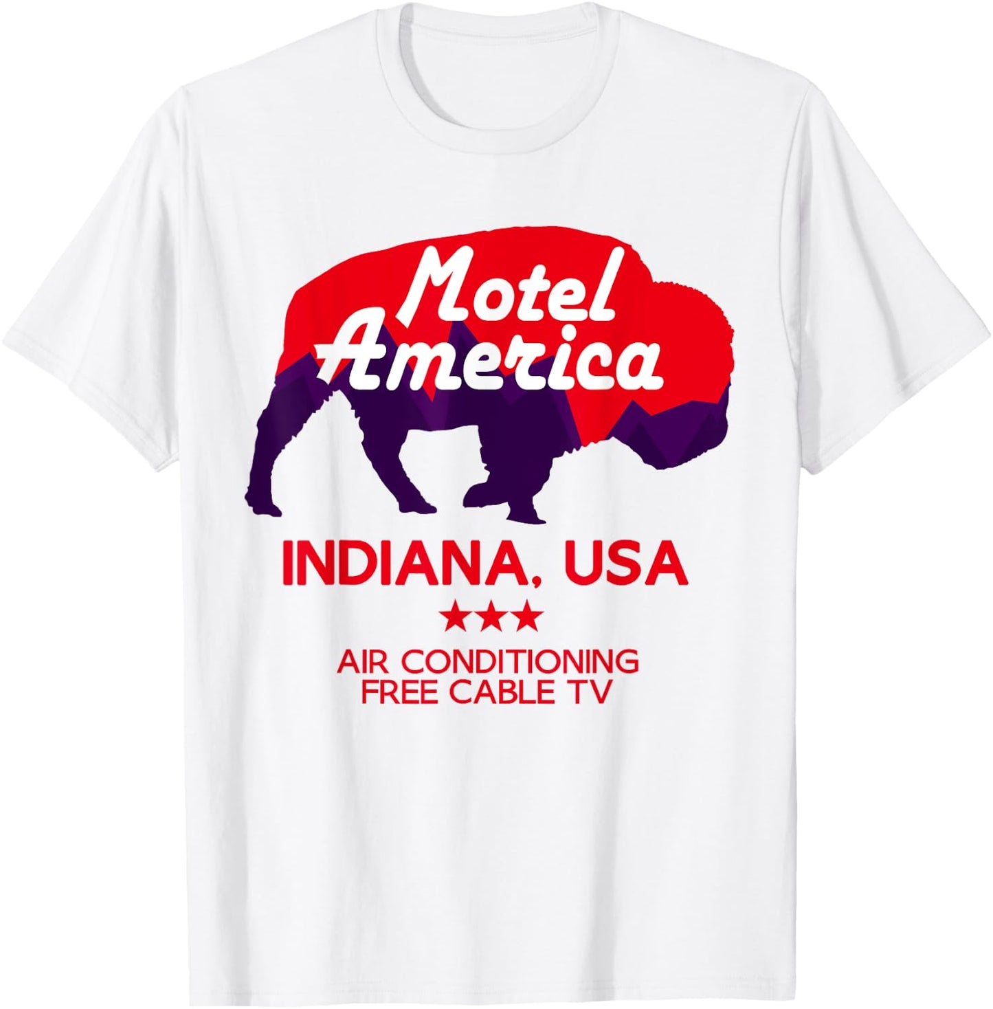 Motel America Novelty Shirt T-Shirt - T-Shirt | White