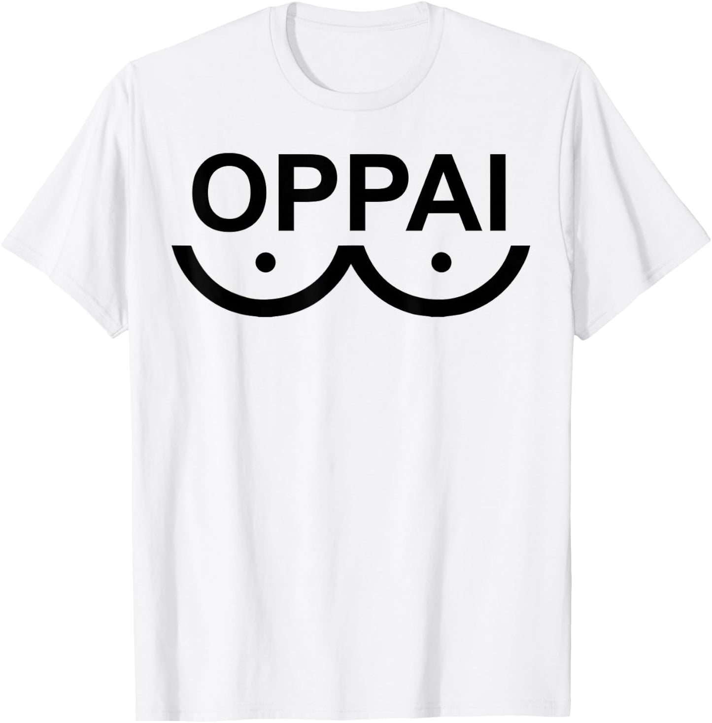 Oppai - Anime Fan Manga Graphic T-Shirt - T-Shirt | White