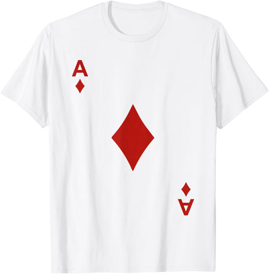 Ace of Diamond Blackjack Cards Poker 21 A Shirt T-Shirt - T-Shirt | White