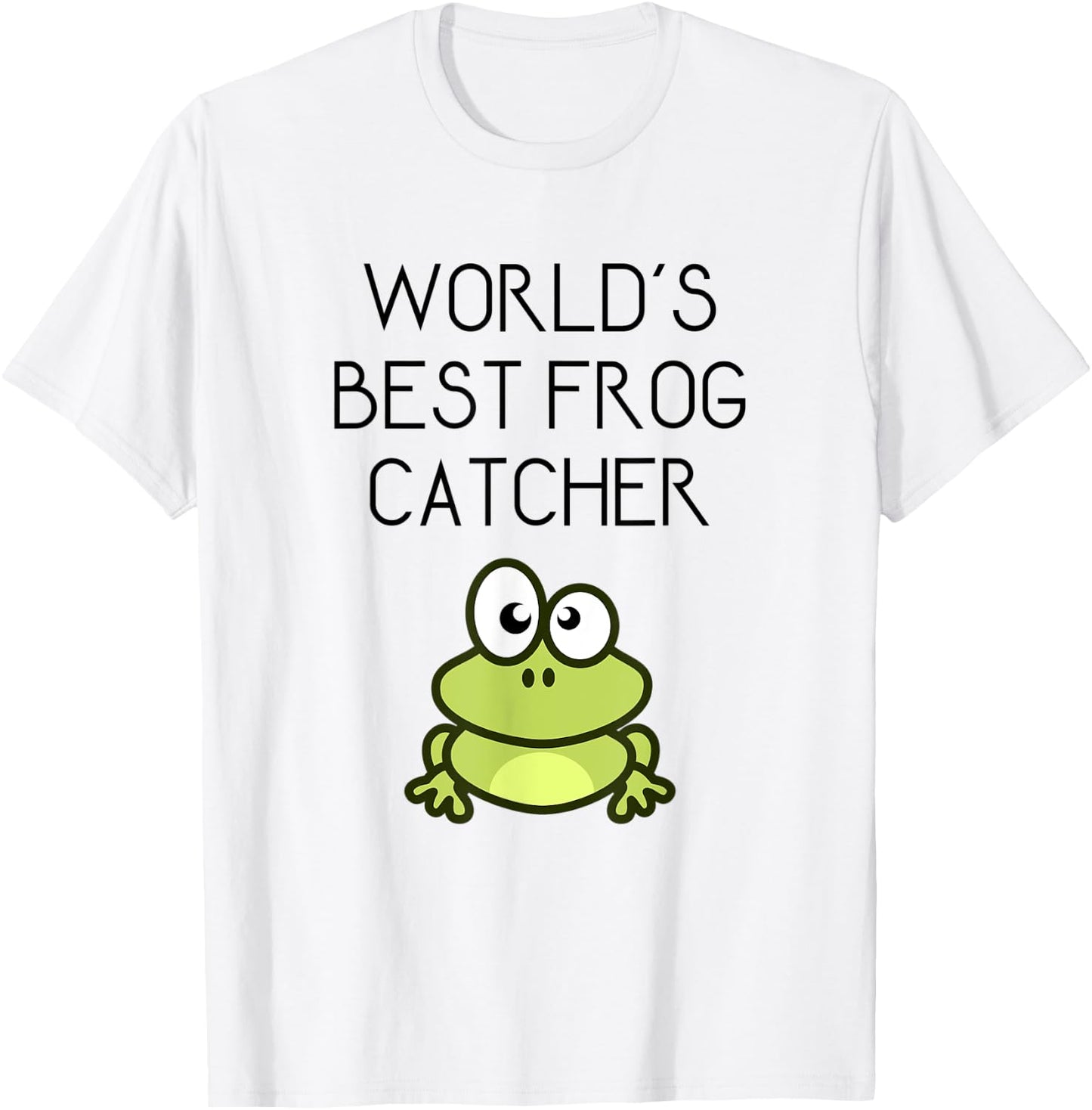 Funny Worlds Best Frog Catcher Gift T-Shirt - T-Shirt | White