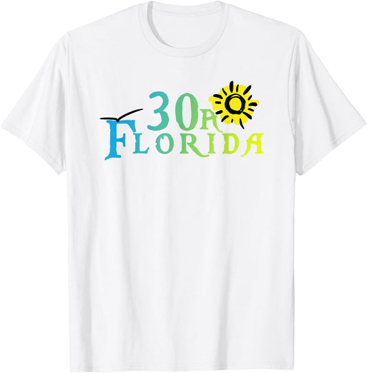 Florida State Road 30a Vacation Shirt T-Shirt - T-Shirt | White