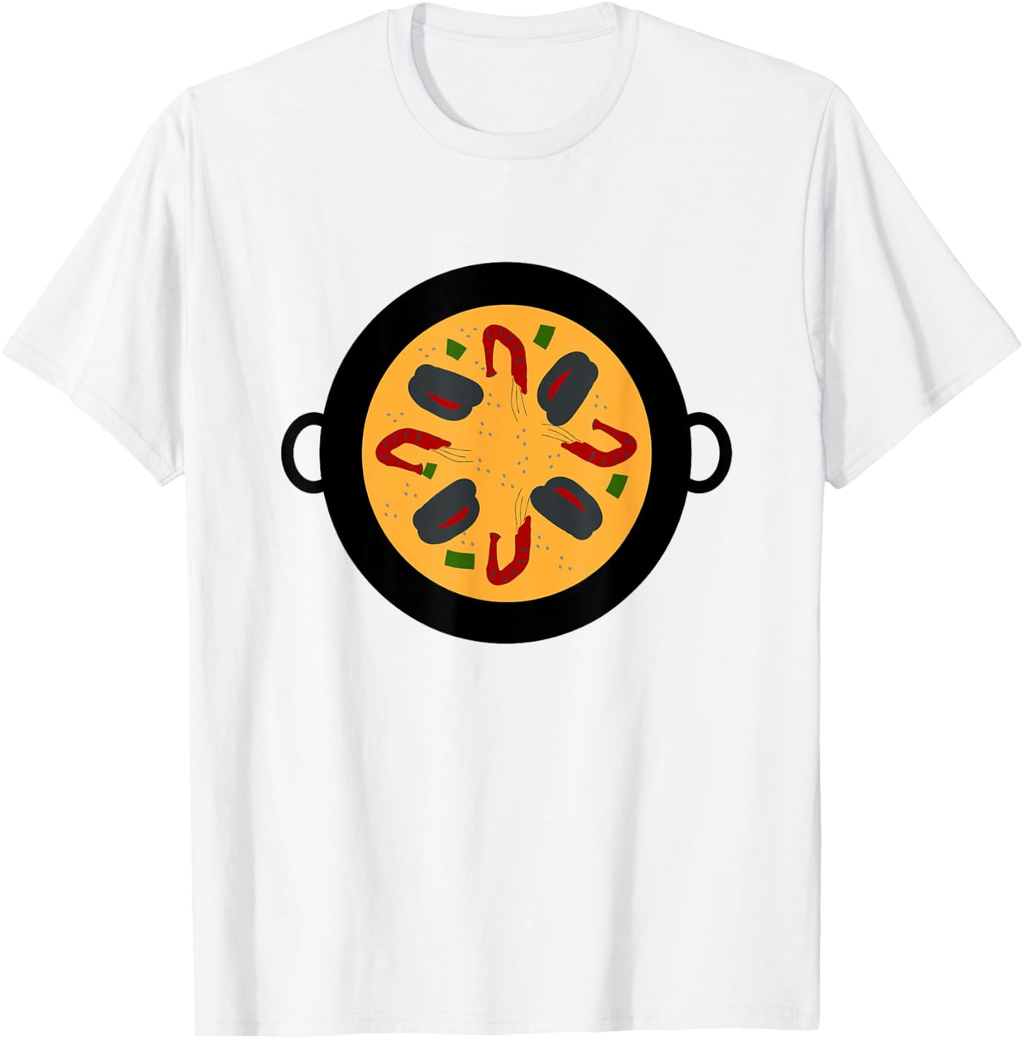Paella Spanish Food Spain Valencia T-Shirt - T-Shirt | White