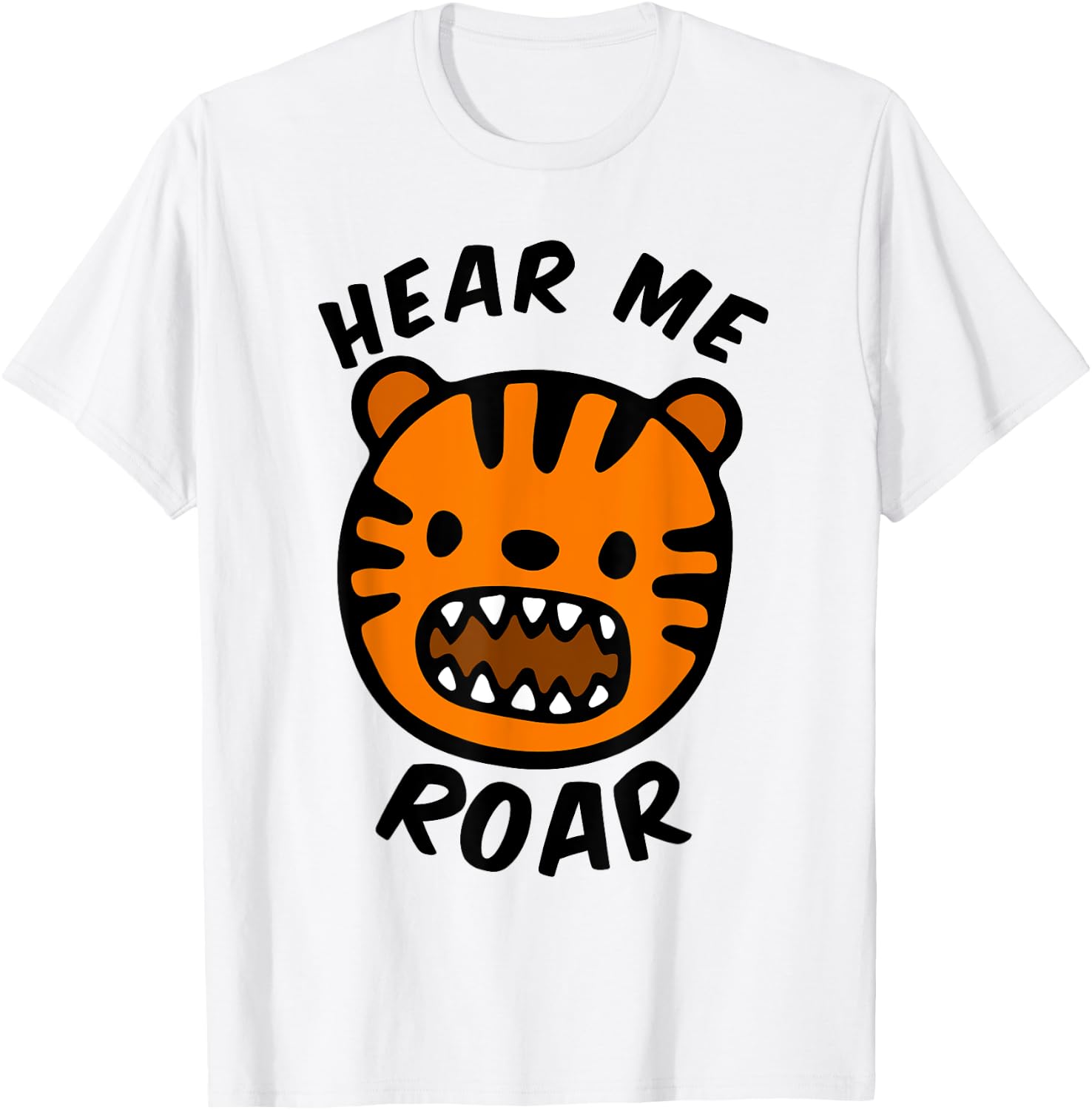 Hear Me Roar T-Shirt - T-Shirt | White