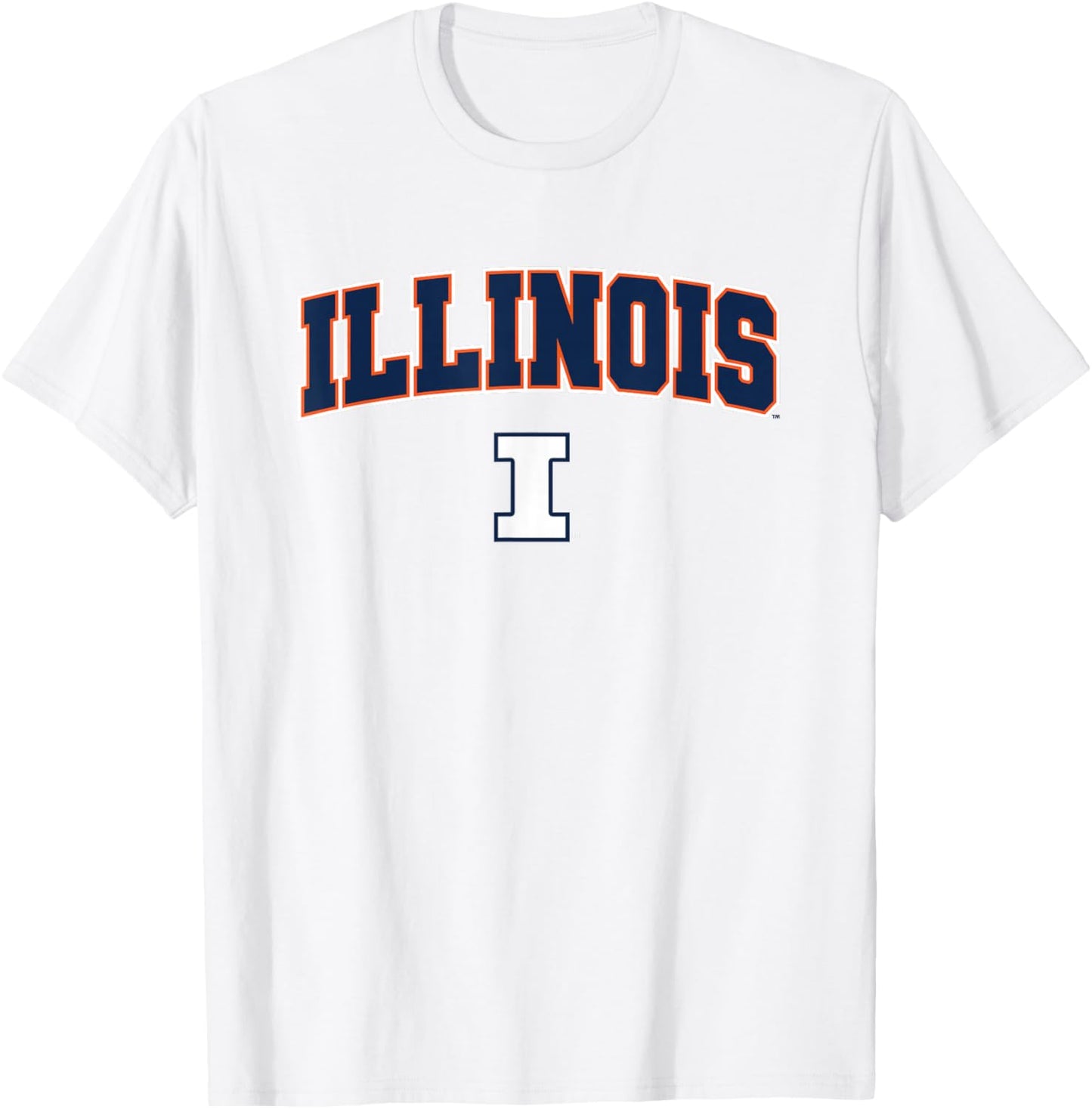 University of Illinois Fighting Illini Arch Logo T-Shirt - T-Shirt | White