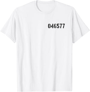 State Prison Inmate County Jail Inmate Costume Men T-Shirt - T-Shirt | White