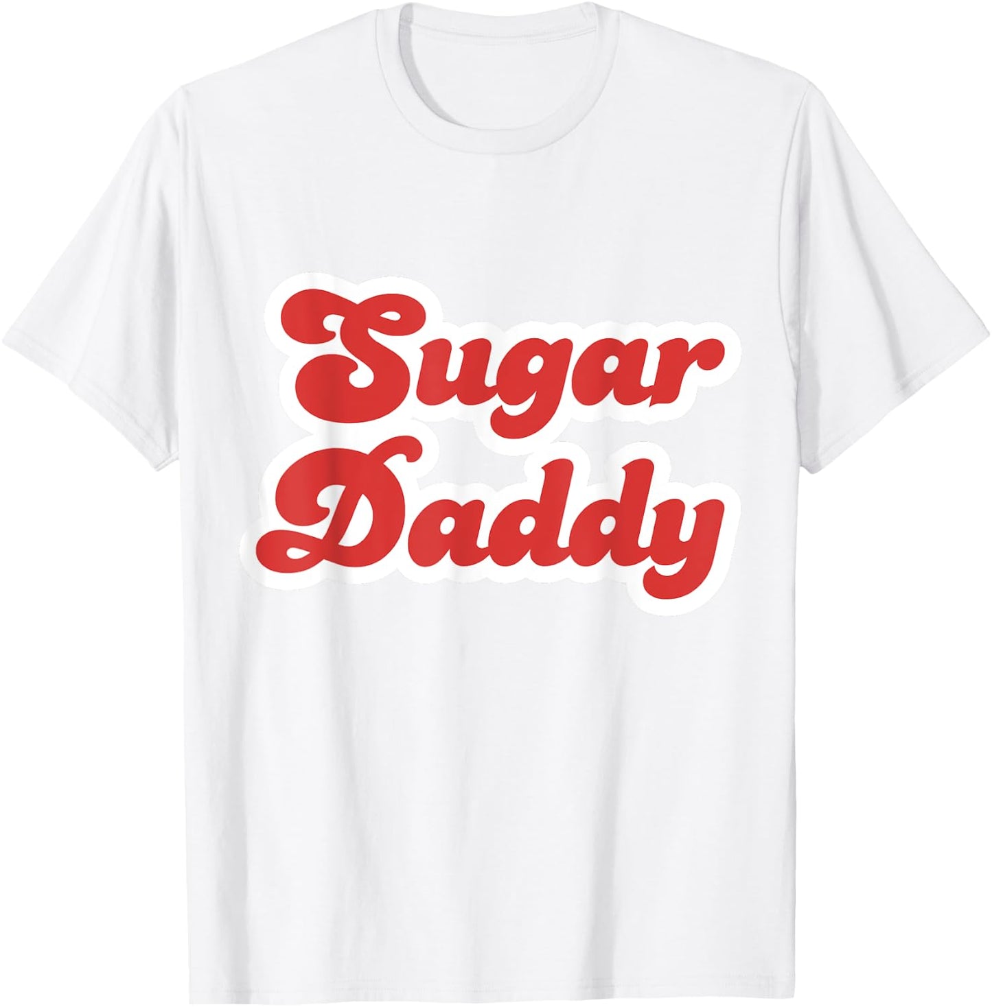 Candy Retro Sugar Daddy Father's Day Vintage Parenting Humor T-Shirt - T-Shirt | White