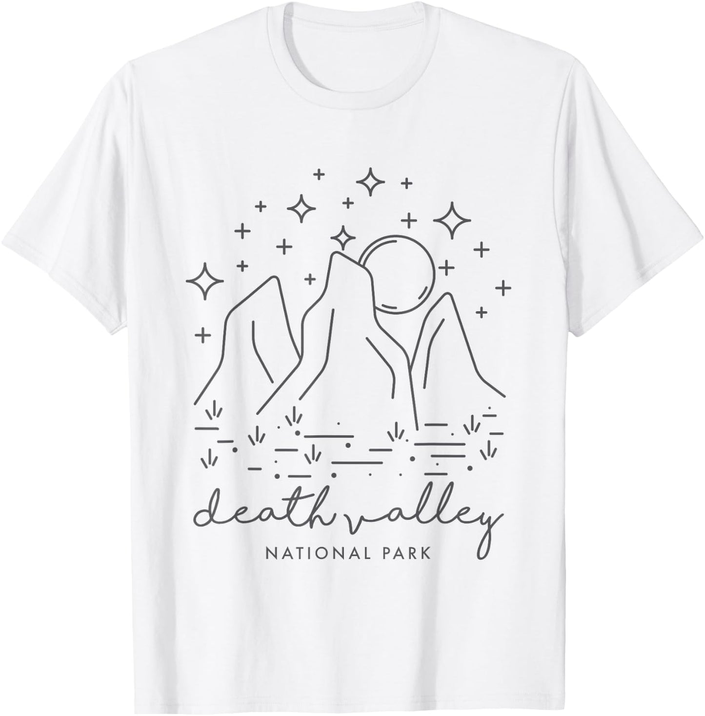 Death Valley National Park Cool Vintage Desert Souvenir T-Shirt - T-Shirt | White