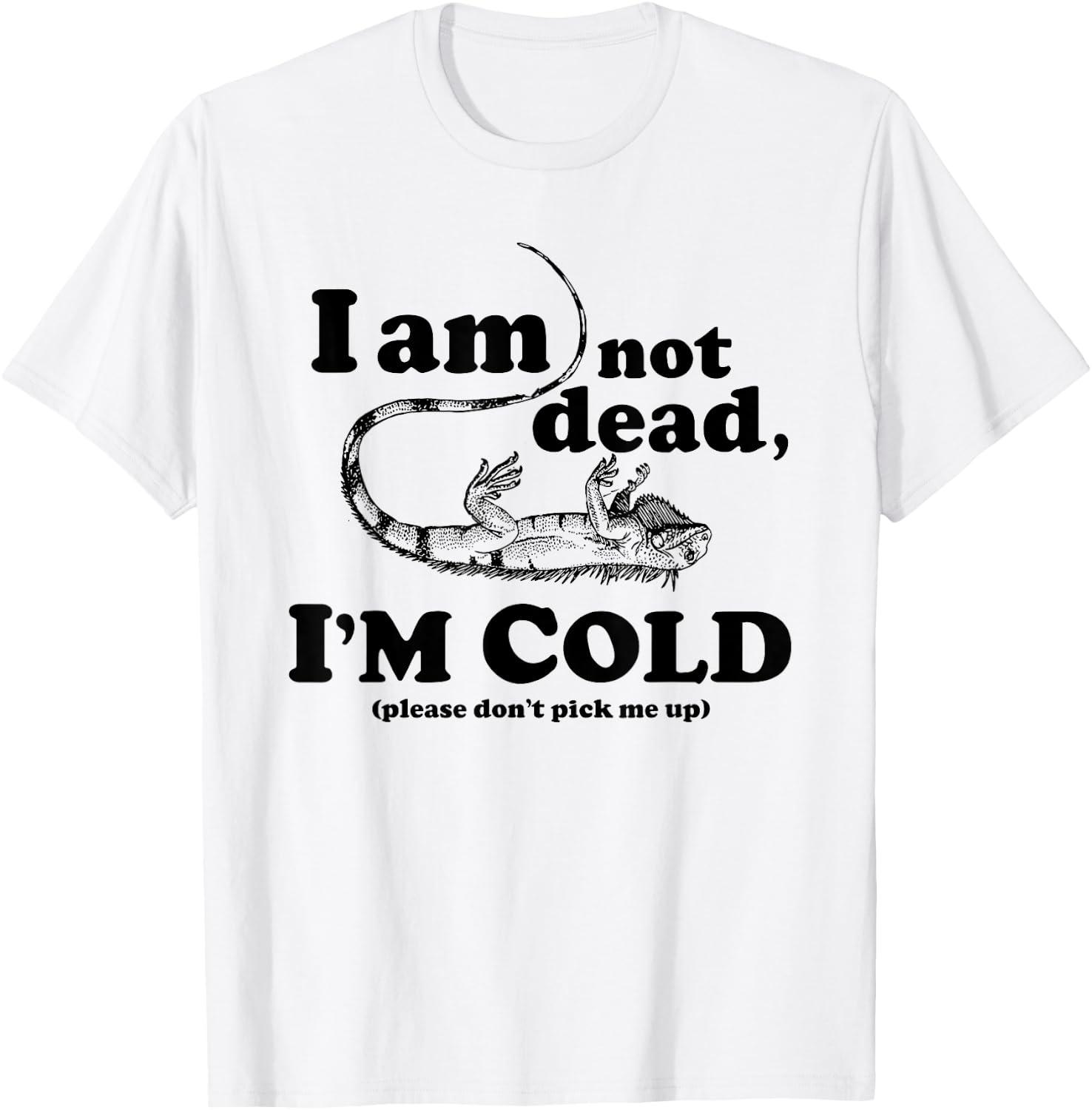 Frozen Iguana Shirt T-Shirt - T-Shirt | White