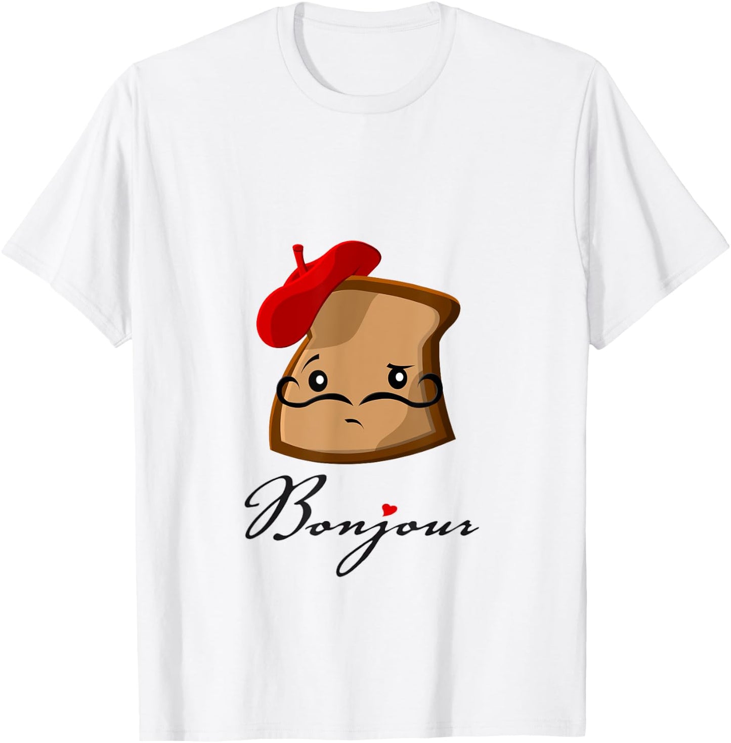 Cute National French Toast Day Chapeau T Shirt Gift T-Shirt - T-Shirt | White