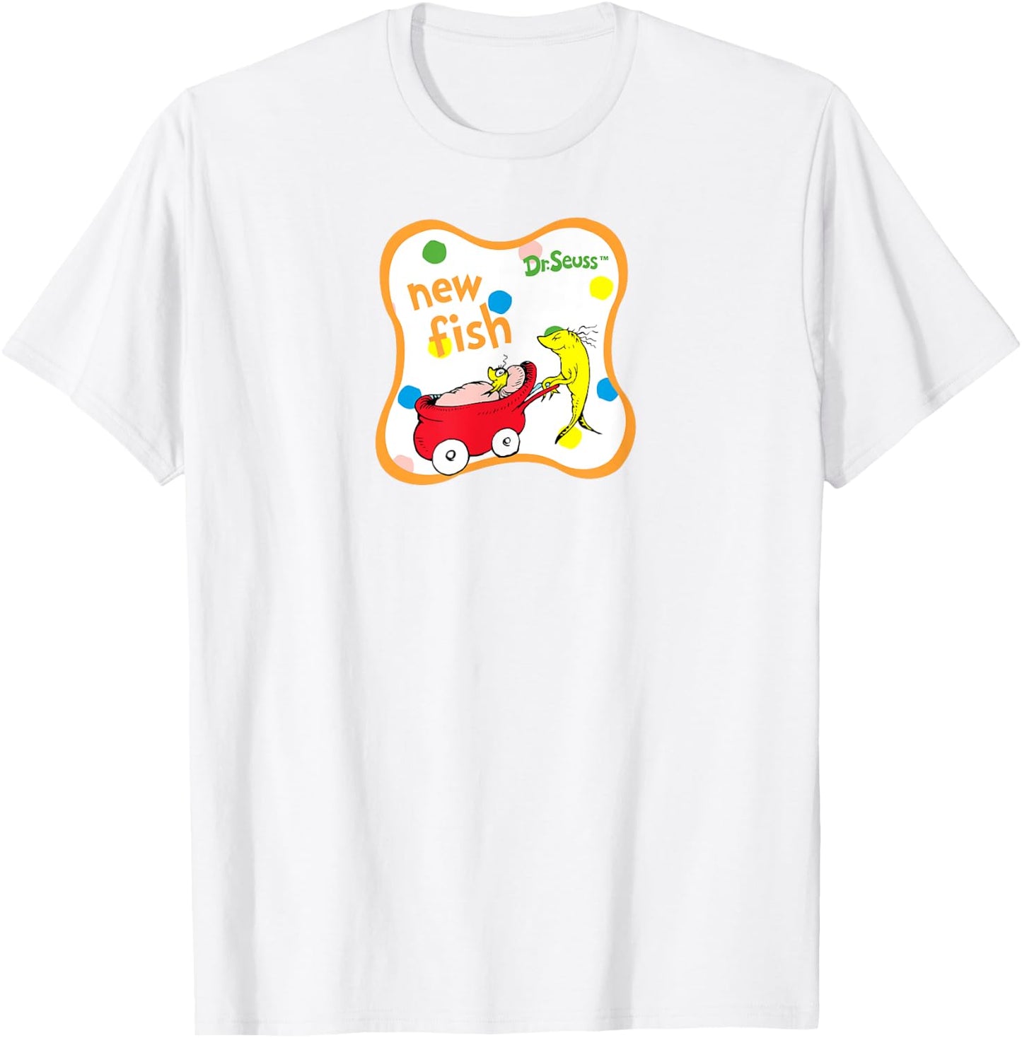 Dr. Seuss New Fish T-Shirt - T-Shirt | White