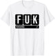 FUK Fukuoka Japan Travel Souvenir White Text T-Shirt - T-Shirt | White