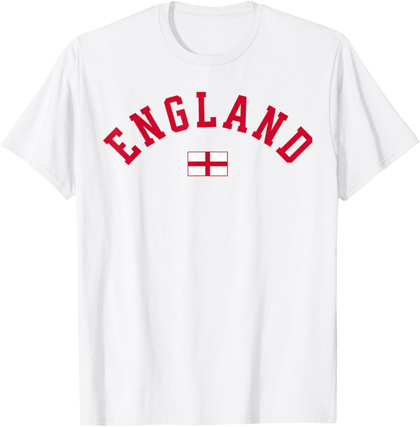 England English Flag T-Shirt - T-Shirt | White