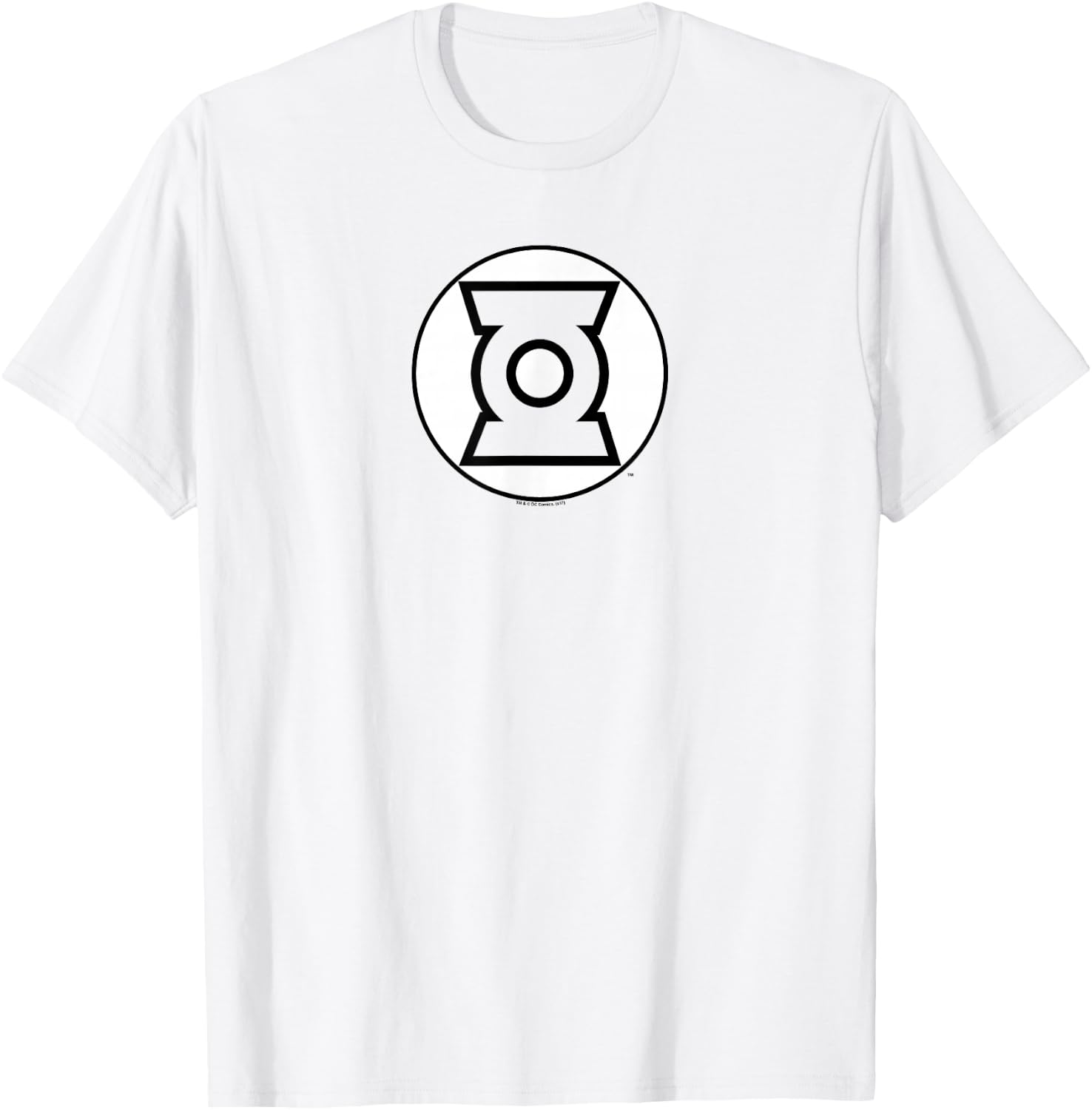 Green Lantern Logo T-Shirt - T-Shirt | White