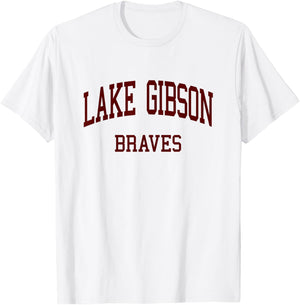 Lake Gibson High School HS Lakeland FL Retro T-Shirt - T-Shirt | White