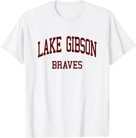 Lake Gibson High School HS Lakeland FL Retro T-Shirt - T-Shirt | White