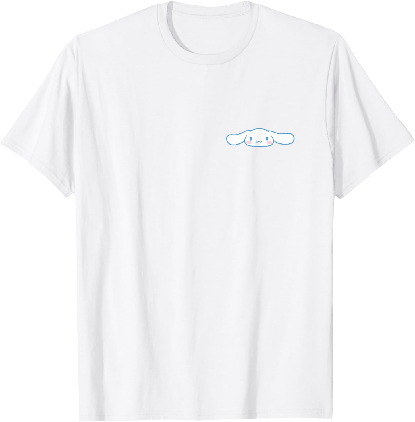Cinnamoroll Front and Back Logo Shirt T-Shirt - T-Shirt | White