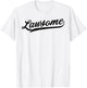 Lawsome Lawyer Retro Distressed Attorney Baseball Gift T-Shirt - T-Shirt | White