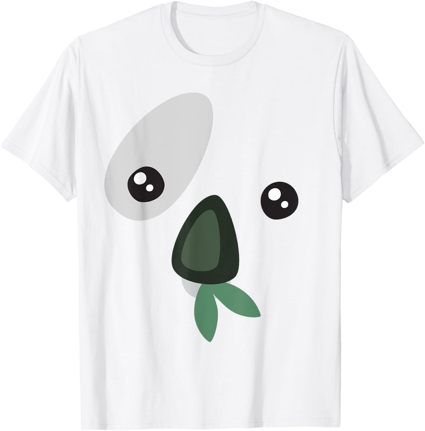 Koala Cute Koala Face Halloween Costume Shirt T-Shirt - T-Shirt | White