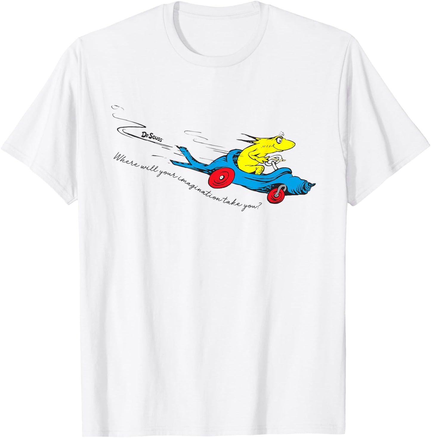Dr. Seuss Imagination Takes You T-Shirt - T-Shirt | White
