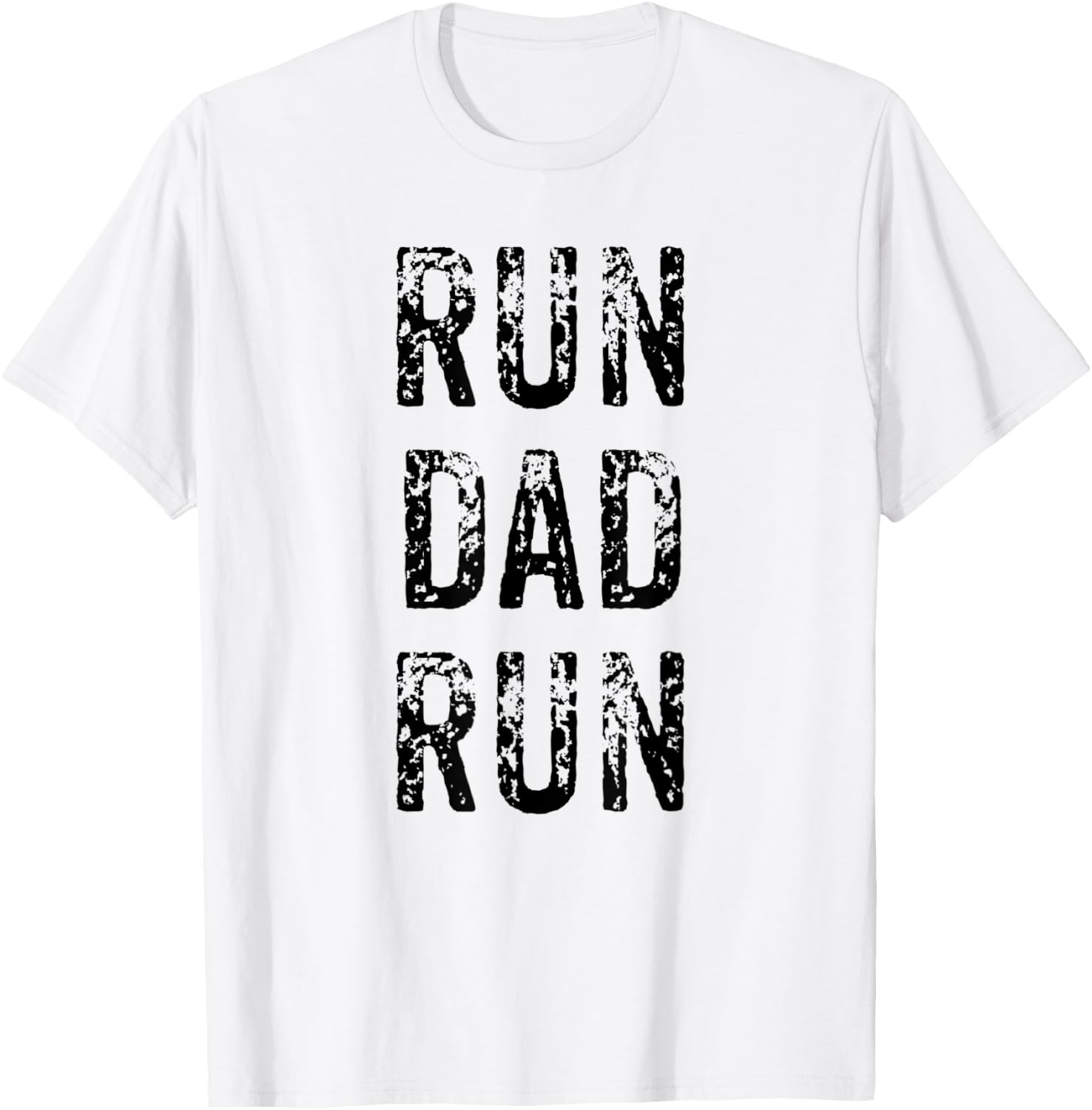 Funny Run Dad Marathon 5k Family Race Day Gift T-Shirt - T-Shirt | White