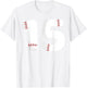 Number #15 BASEBALL Team Shirt - 15 Pitcher Batter T-Shirt - T-Shirt | White