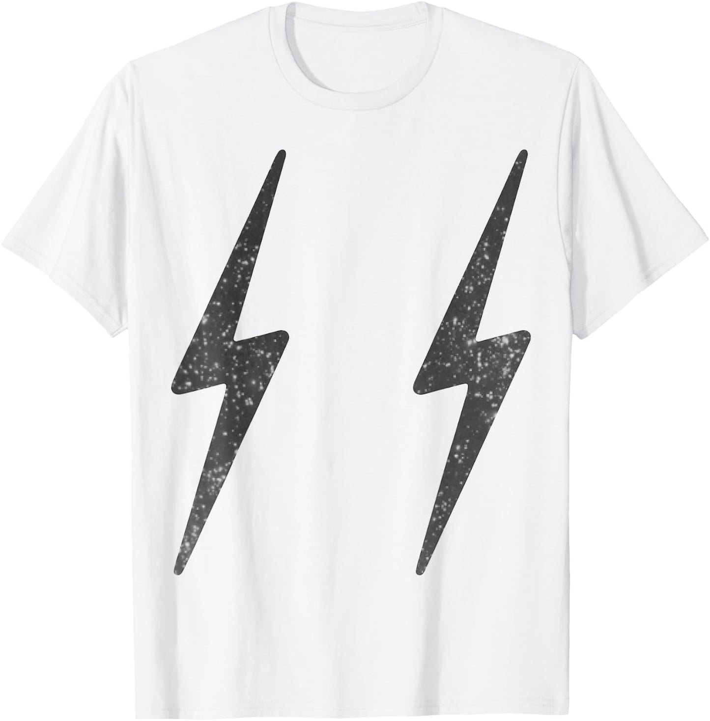 Lightening Bolts High Voltage T-Shirt - T-Shirt | White