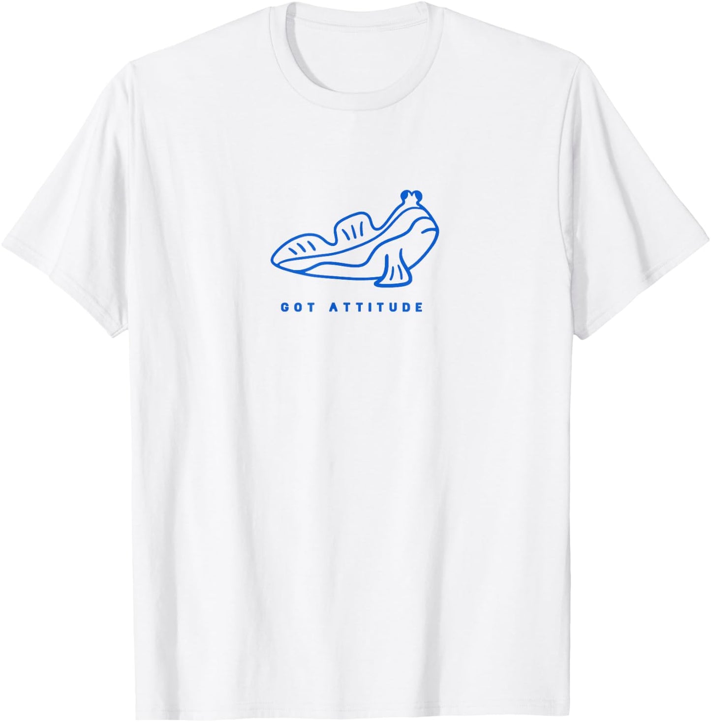 Mudskipper. Minimalist art of a fish with attitude T-Shirt - T-Shirt | White